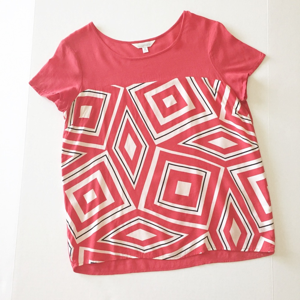Charming Charlie Light Red Top Size M